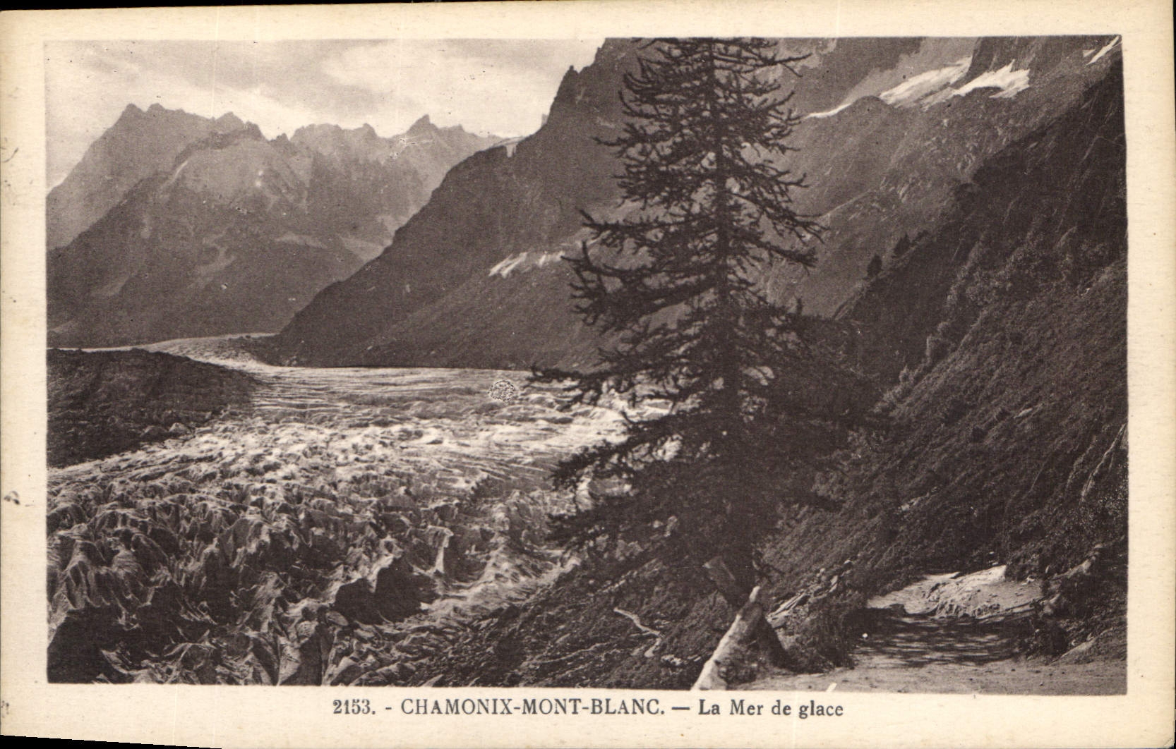 CPA Chamonix Mont Blanc La Mer de Glace 