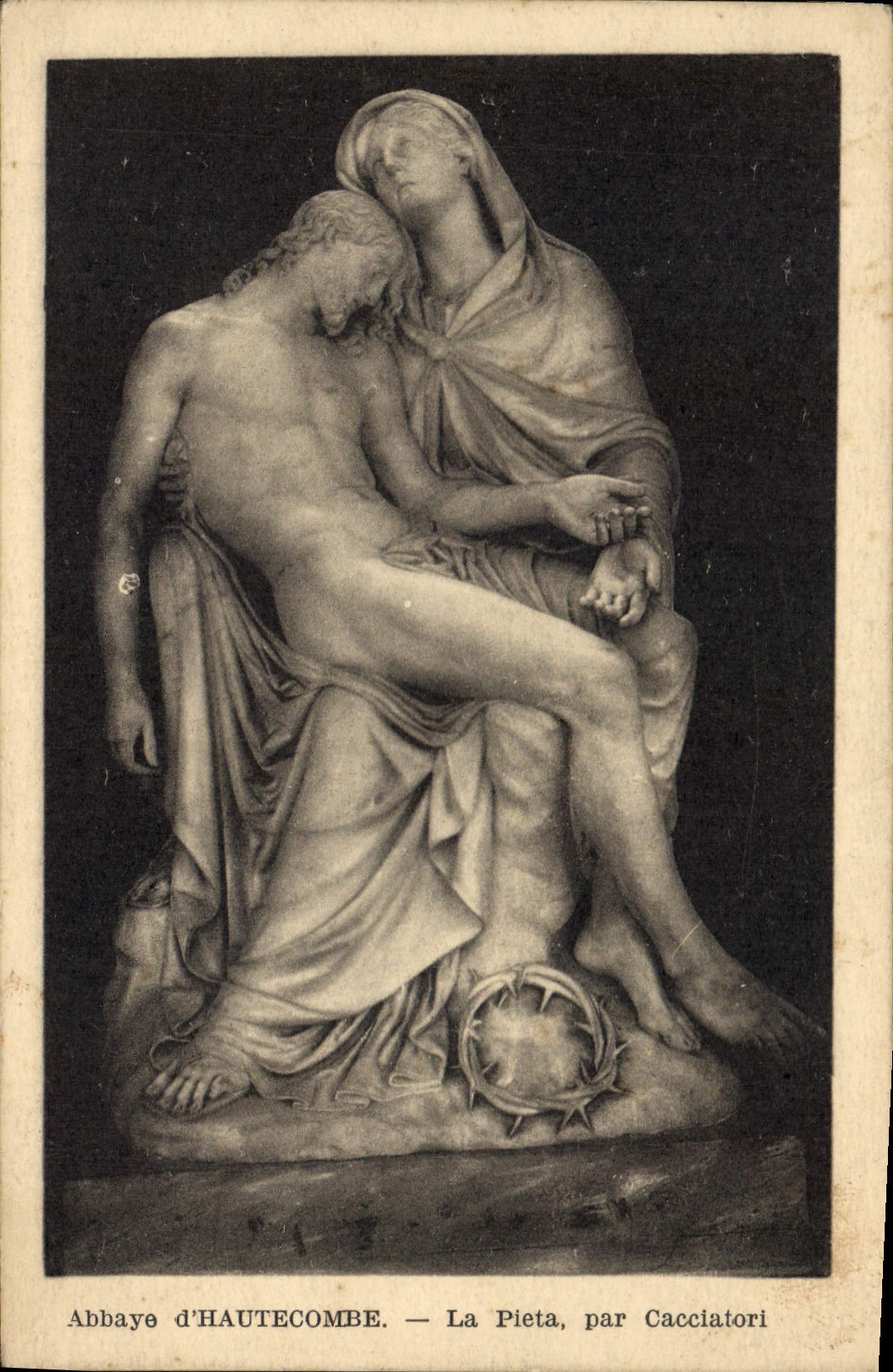 CPA Abbaye d'Hautecombe La pieta par Cacciatori 
