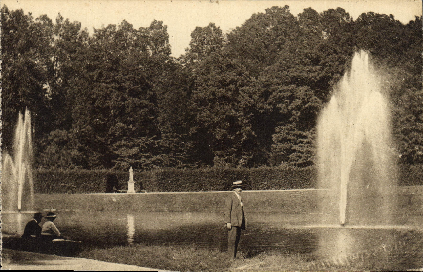 CPA Versailles Bassin du Miroir 