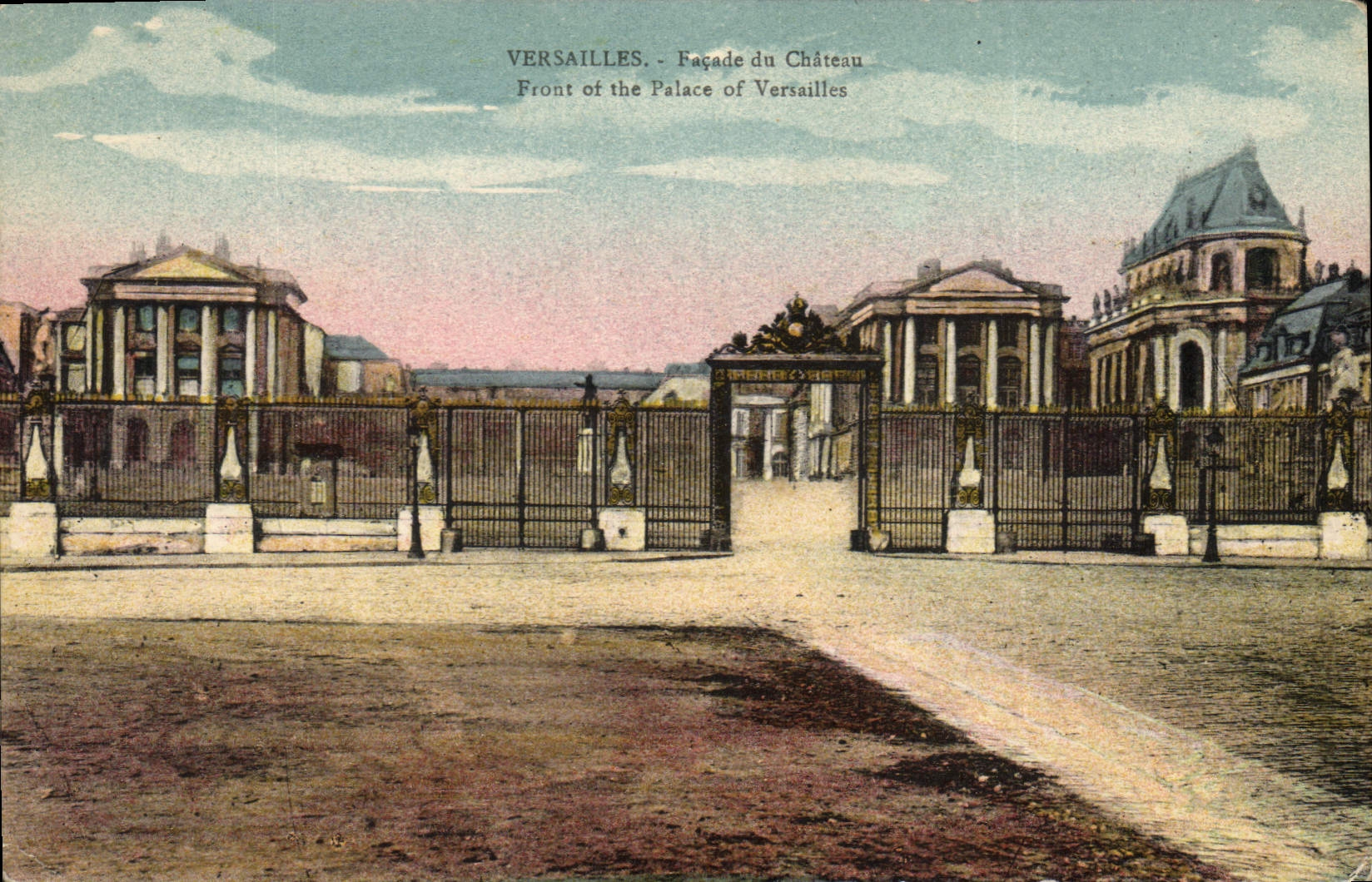 CPA Versailles Facade du Chateau 