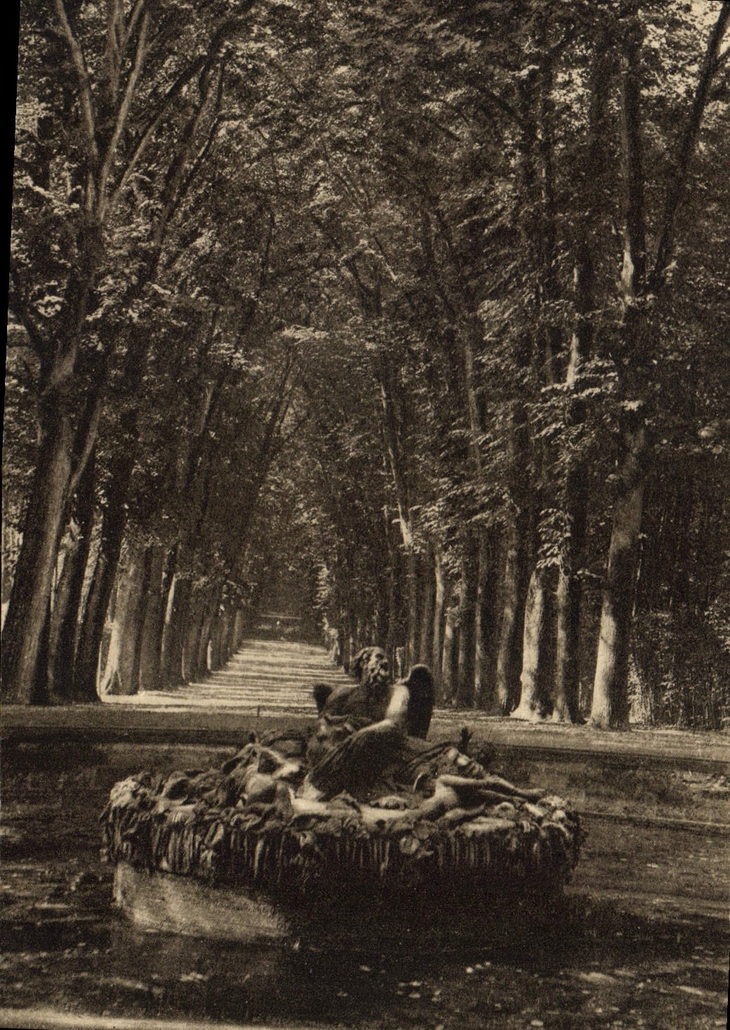 CPA Versailles Bassin de l'Hiver Saturne 