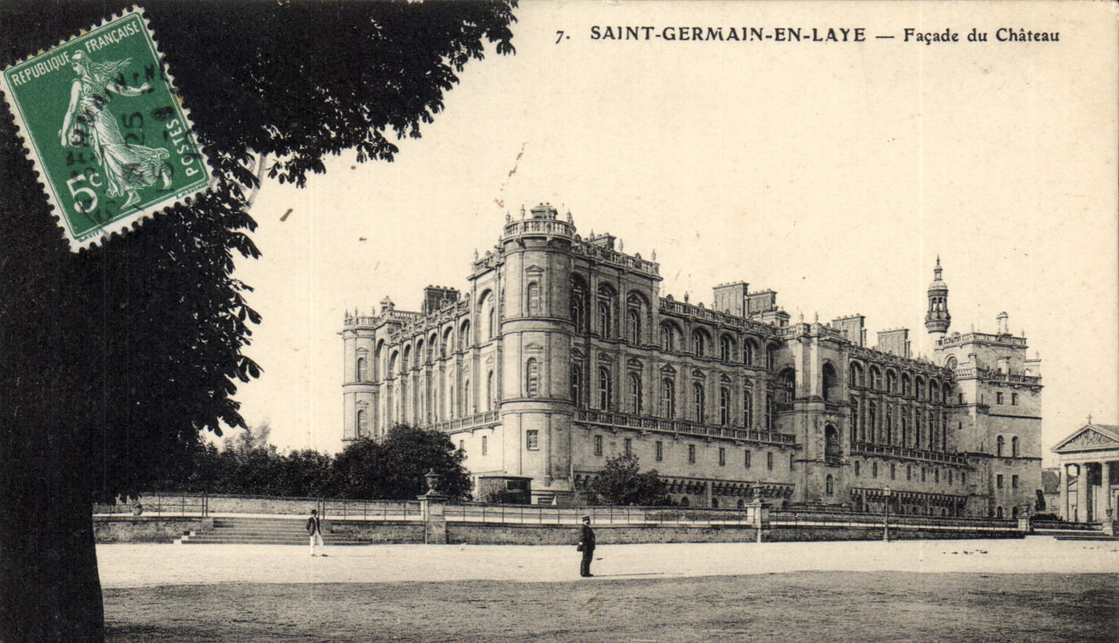 CPA Saint Germain en Laye Facade du Chateau 