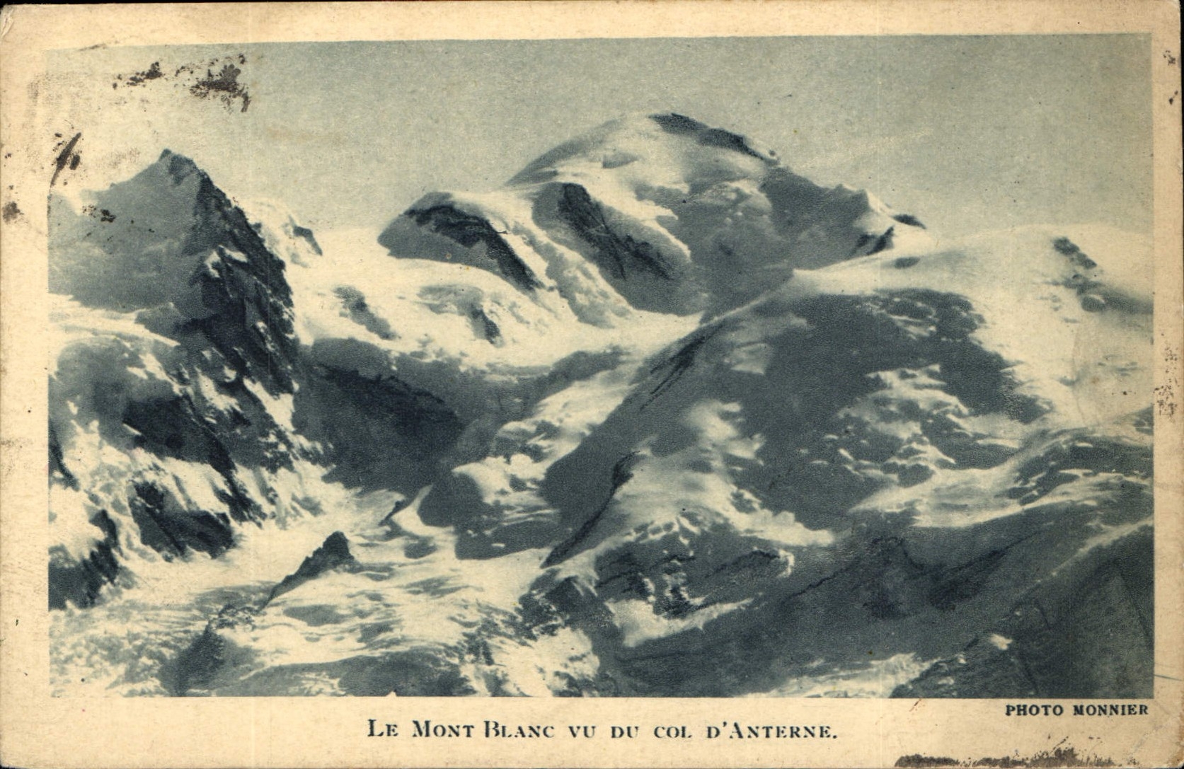 CPA Le Mont Blanc vu du Col d'Anterne 