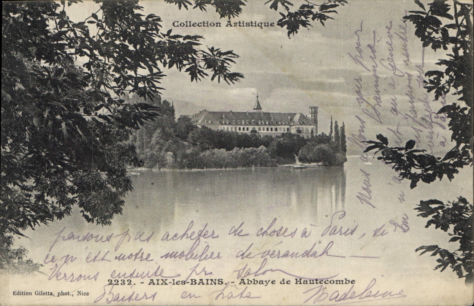 CPA Aix les Bains Abbaye de Hautecombe