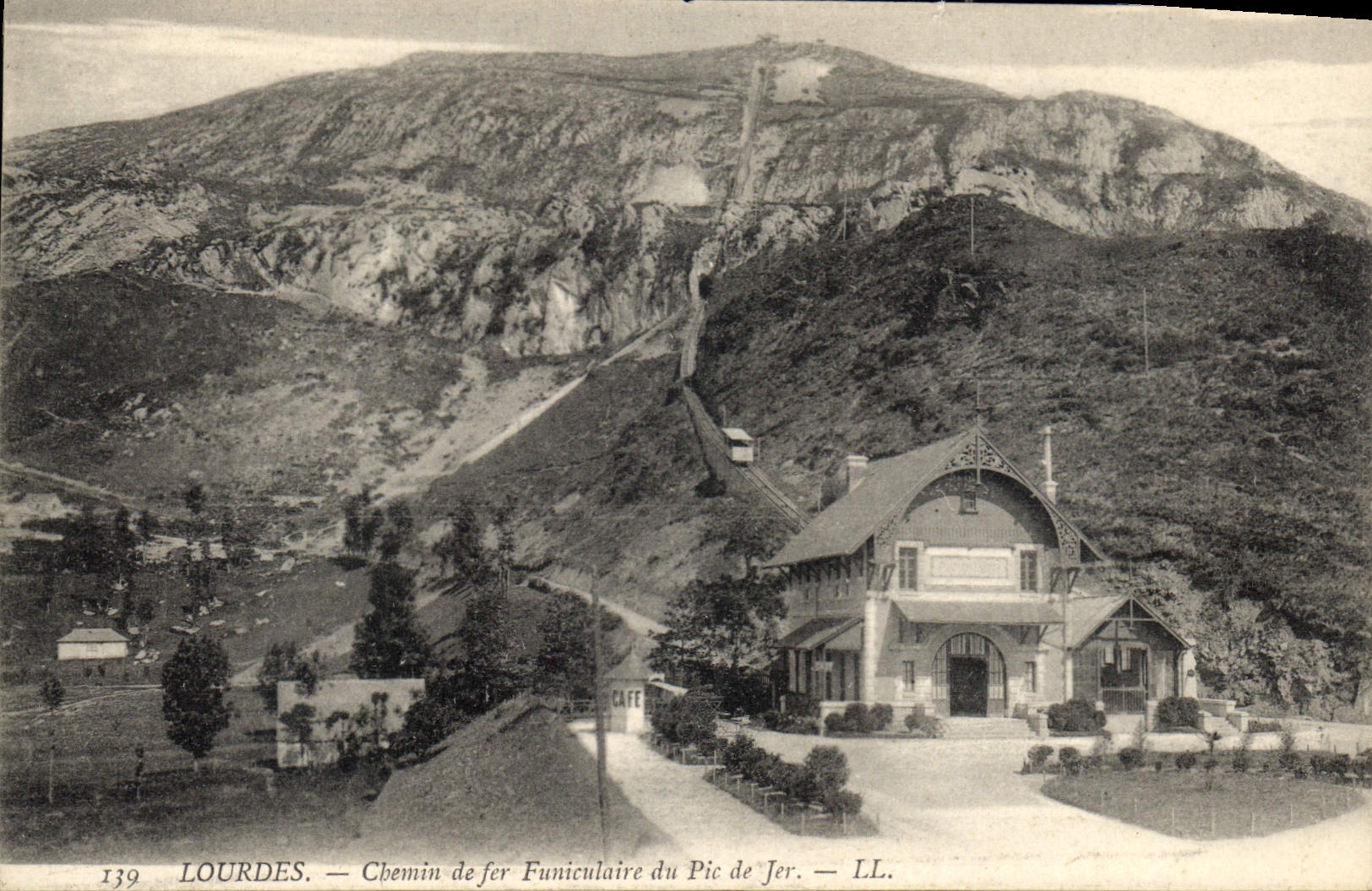 CPA Lourdes Chemin de fer Funiculaire du Pic de Jer 