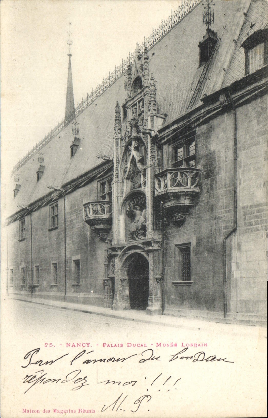 CPA Nancy Palais Ducal Musee Lorrain 