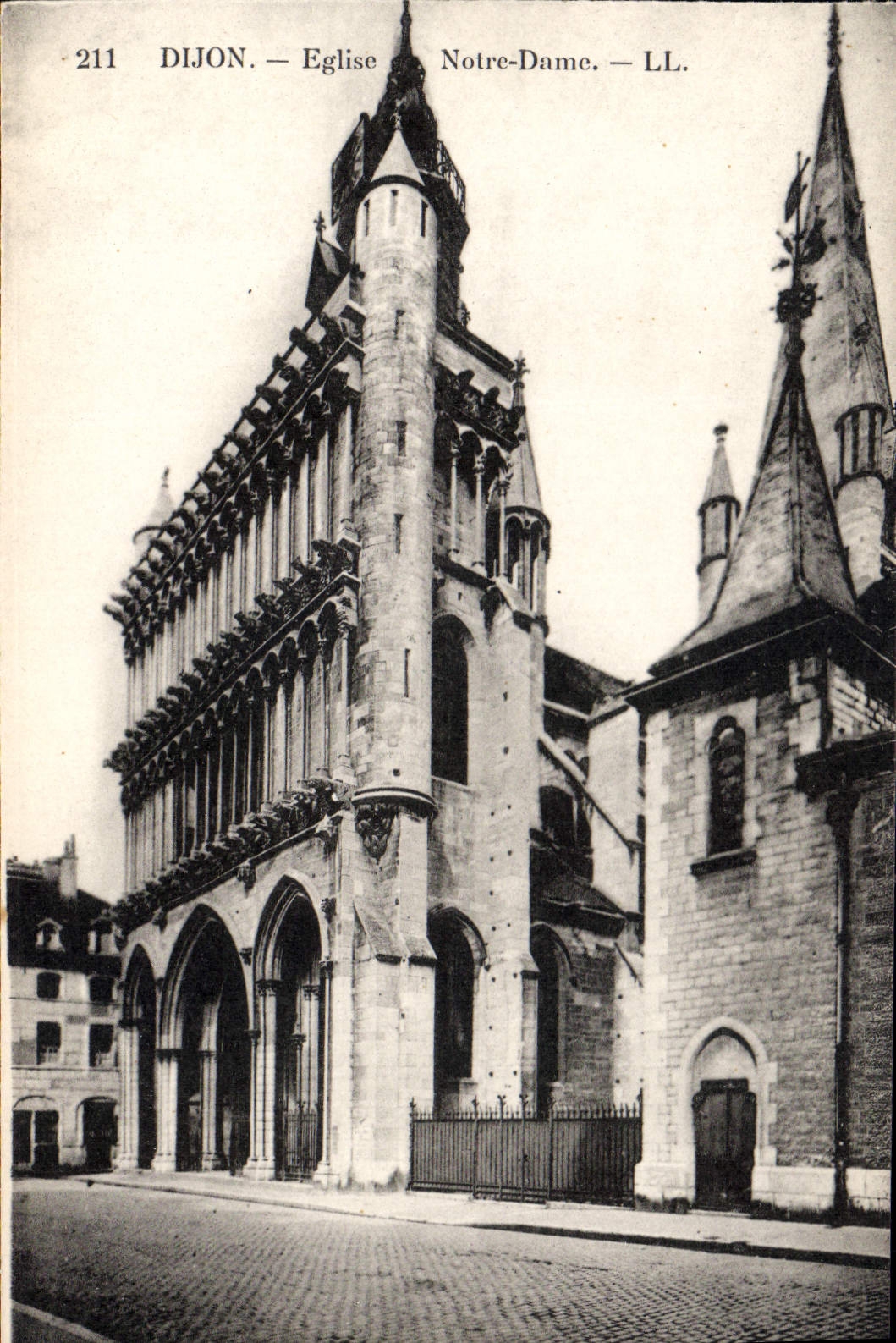 CPA Dijon Eglise Notre Dame 