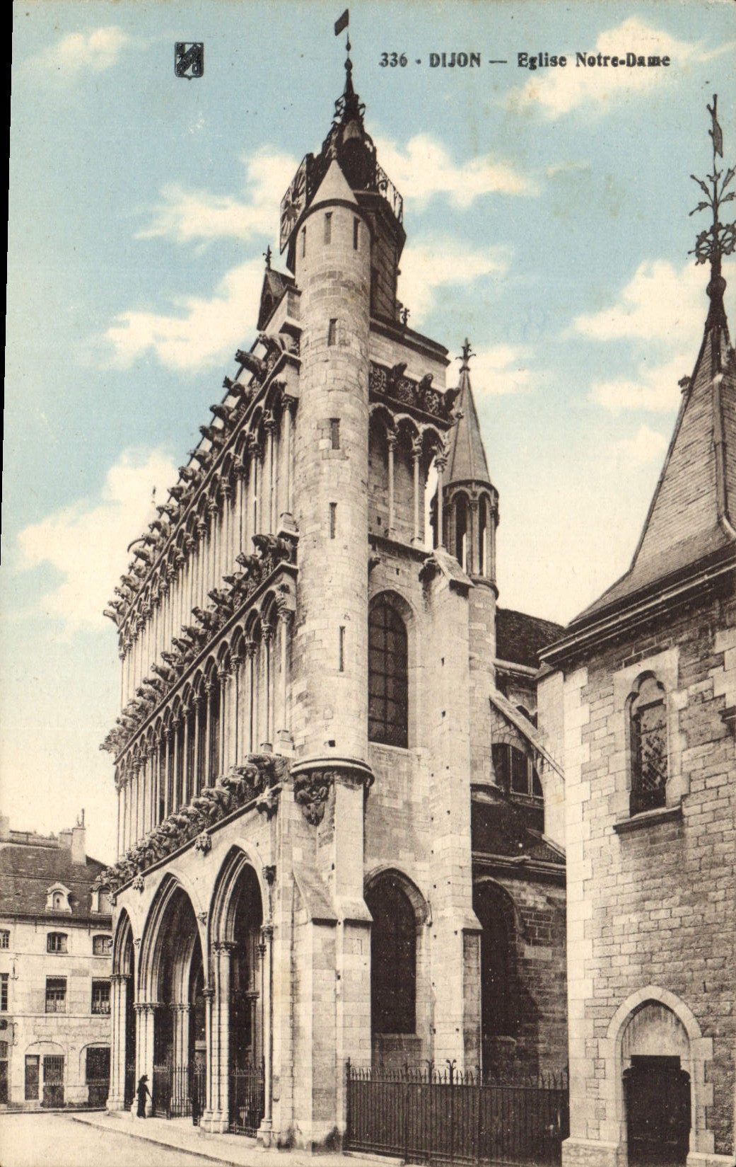 CPA Dijon Eglise Notre Dame 