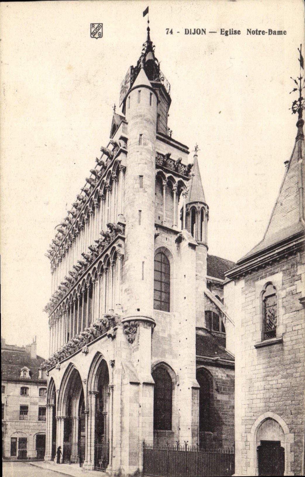 CPA Dijon Eglise Notre Dame 