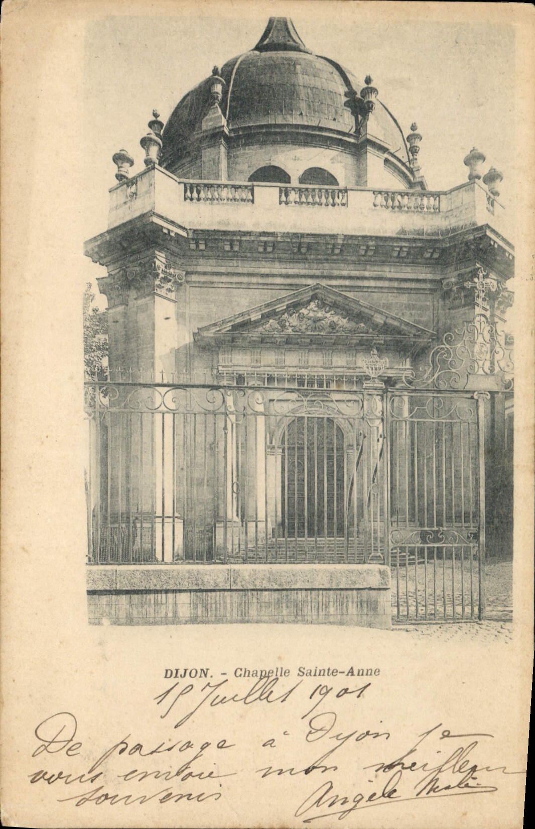 CPA Dijon Chapelle Sainte Anne 