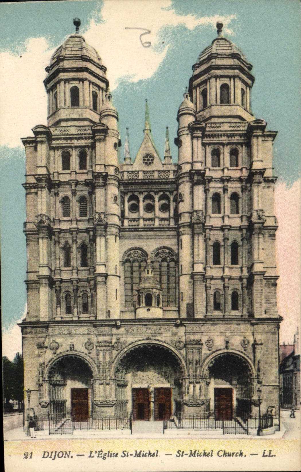 CPA Dijon L'Eglise St Michel 