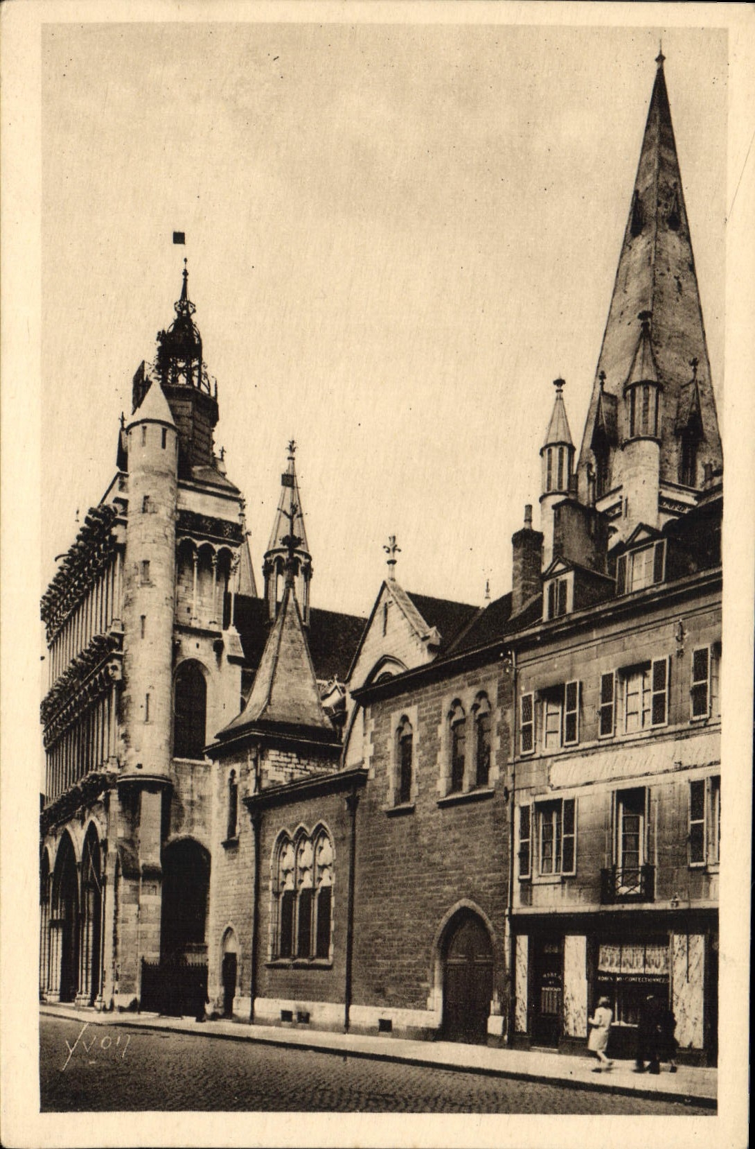 CPA Dijon Cote d'Or Eglise Notre Dame 