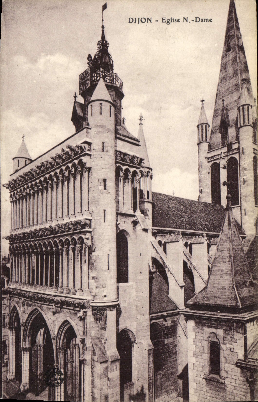 CPA Dijon Eglise N Dame 