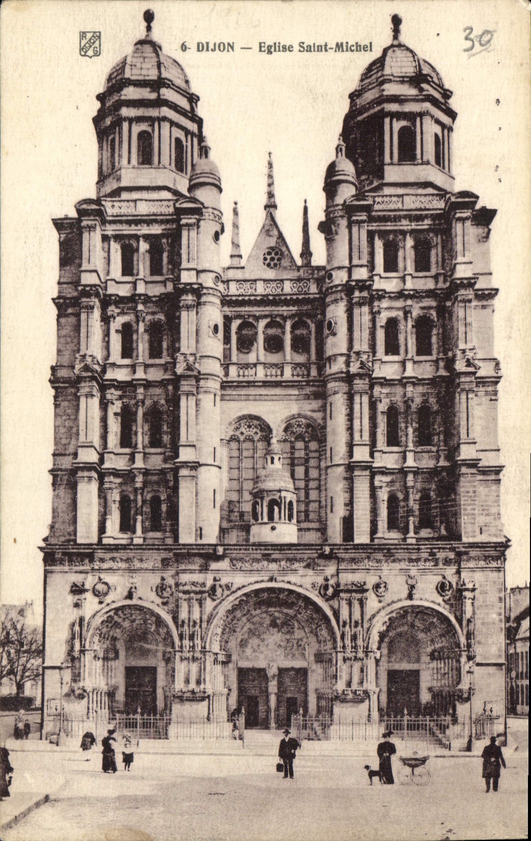 CPA Dijon Eglise Saint Michel 
