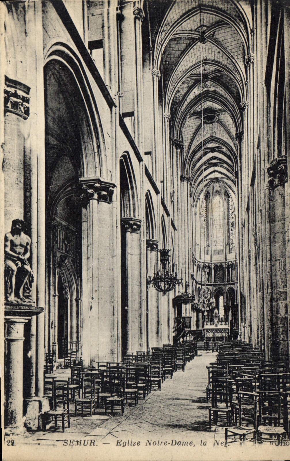 CPA Semur Eglise Notre Dame 