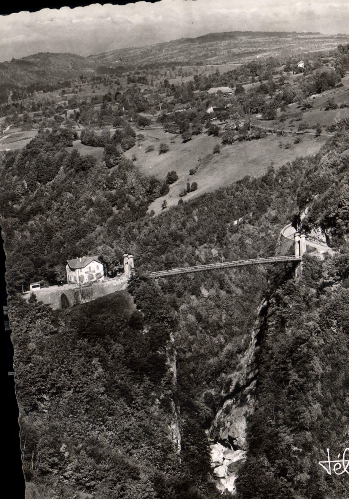 CPA Le Pont de l'Abime sur le Cheran 