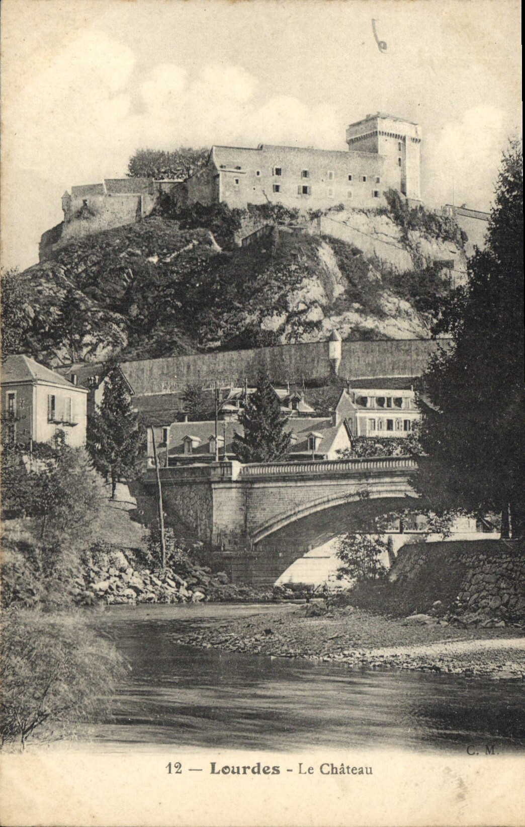 CPA Lourdes Le Chateau 