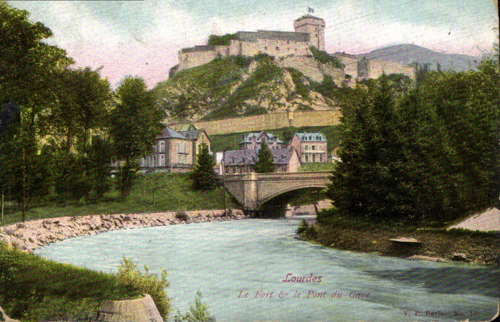 CPA Lourdes Le Fort le Pont du Gave 