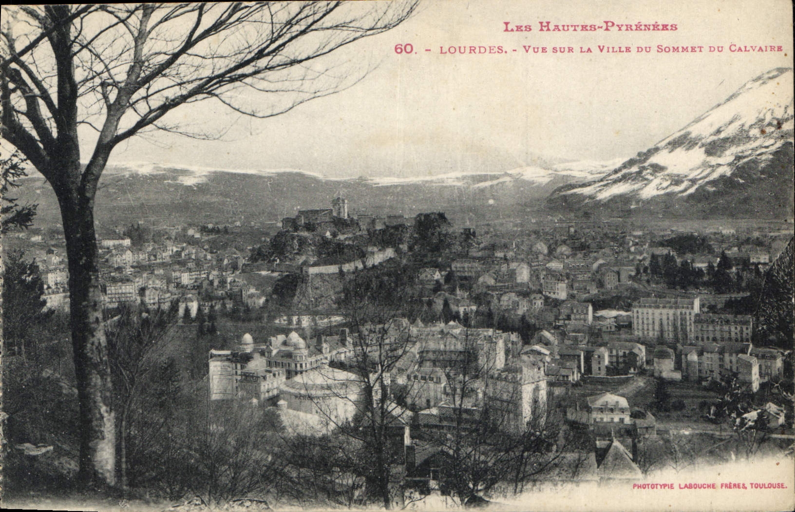 CPA Lourdes Vue sur la Ville du Sommet du Calvaire