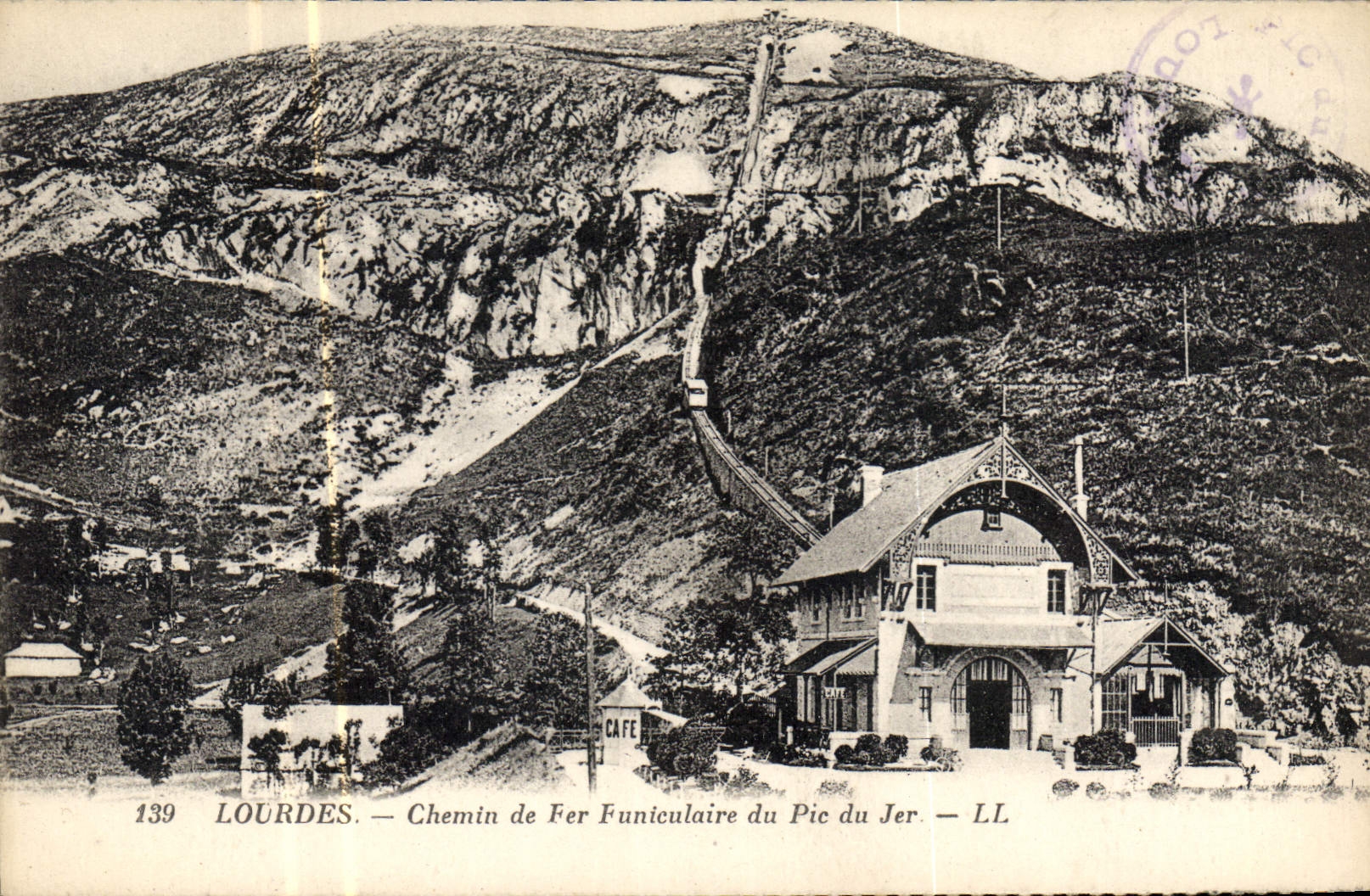 CPA Lourdes Chemin de Fer Funiculaire du Pic du Jer 