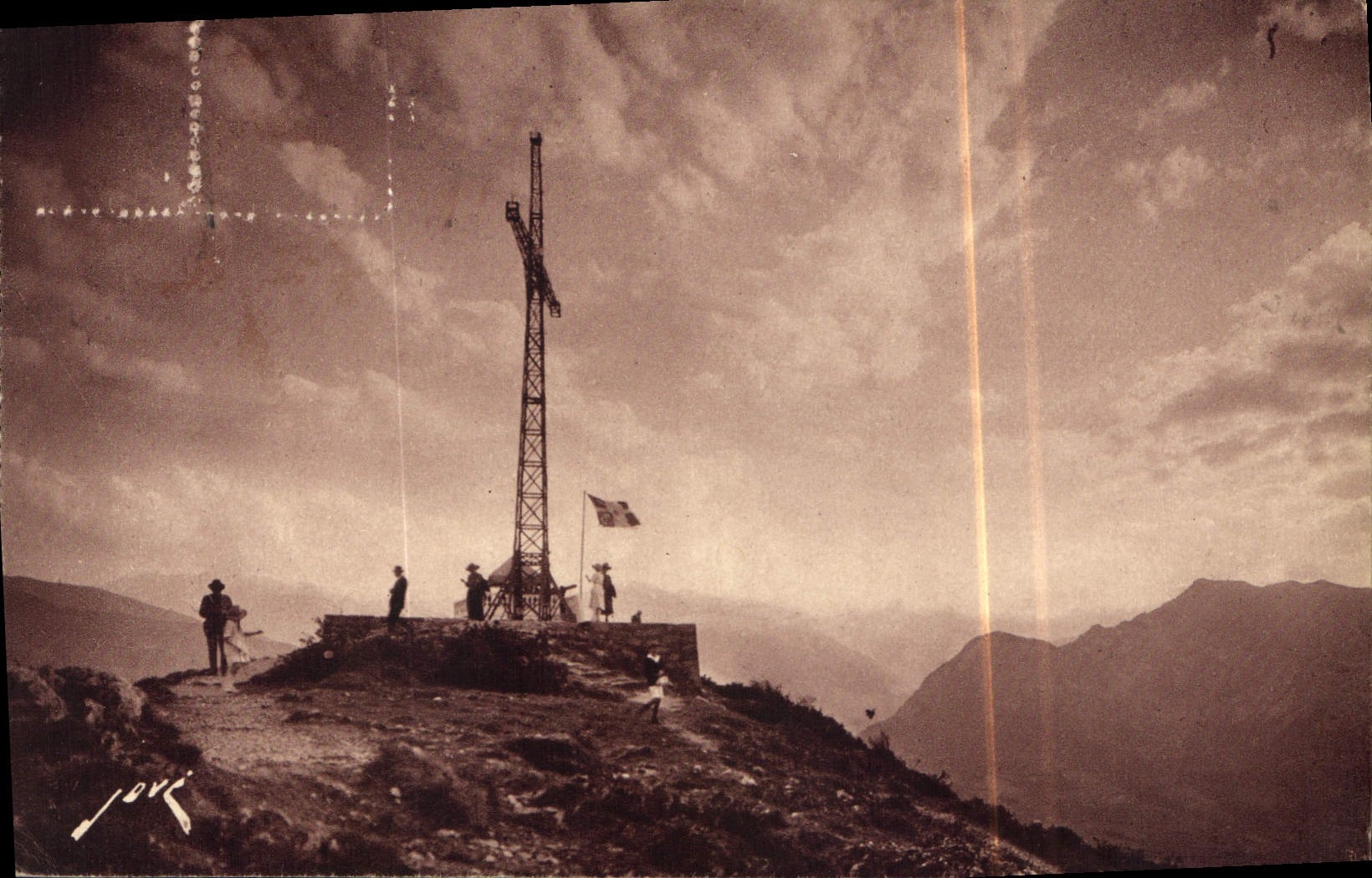 CPA Lourdes HP La Croix du Pic du Jer 