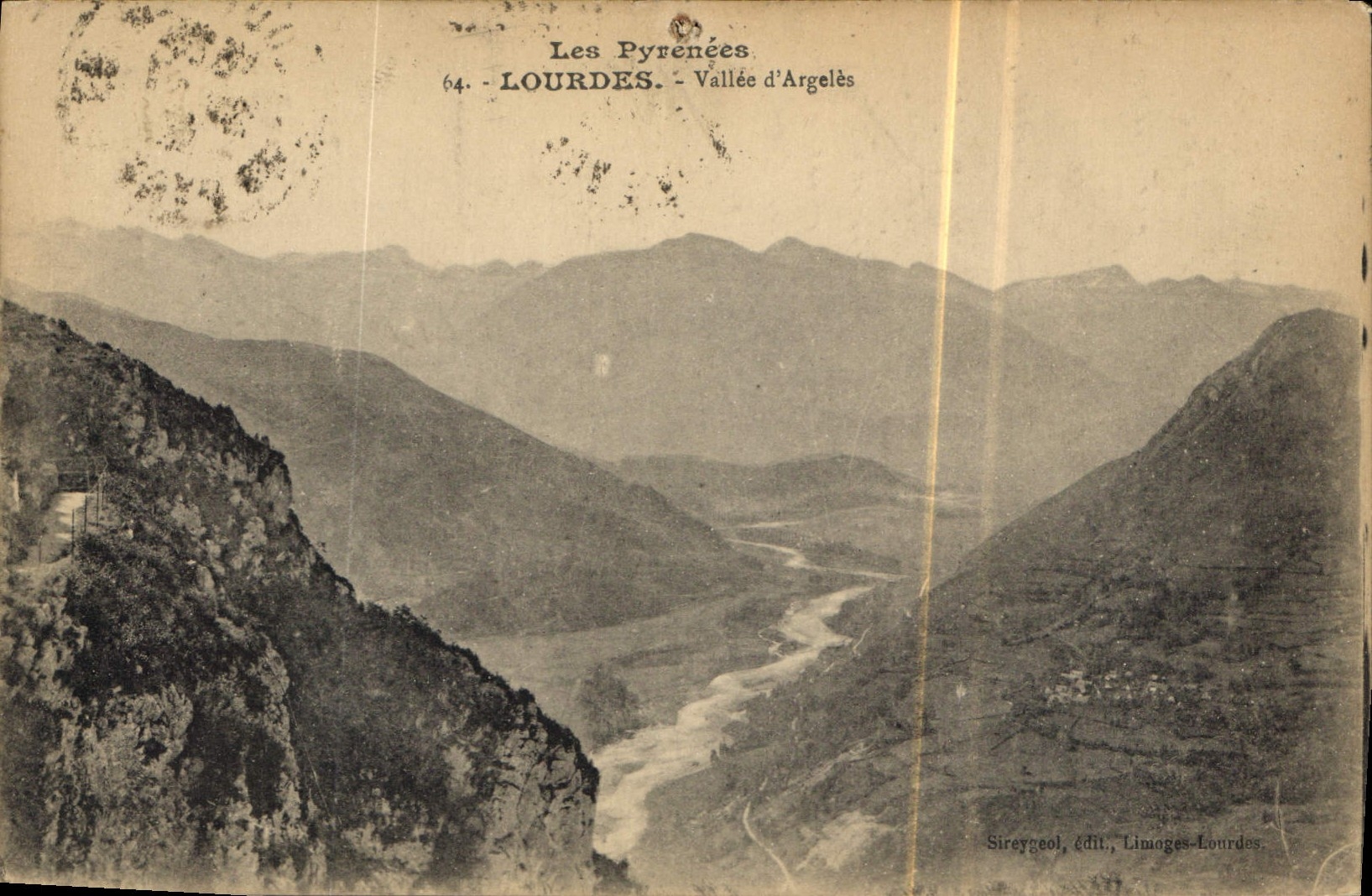 CPA Lourdes Vallee d'Argeles 