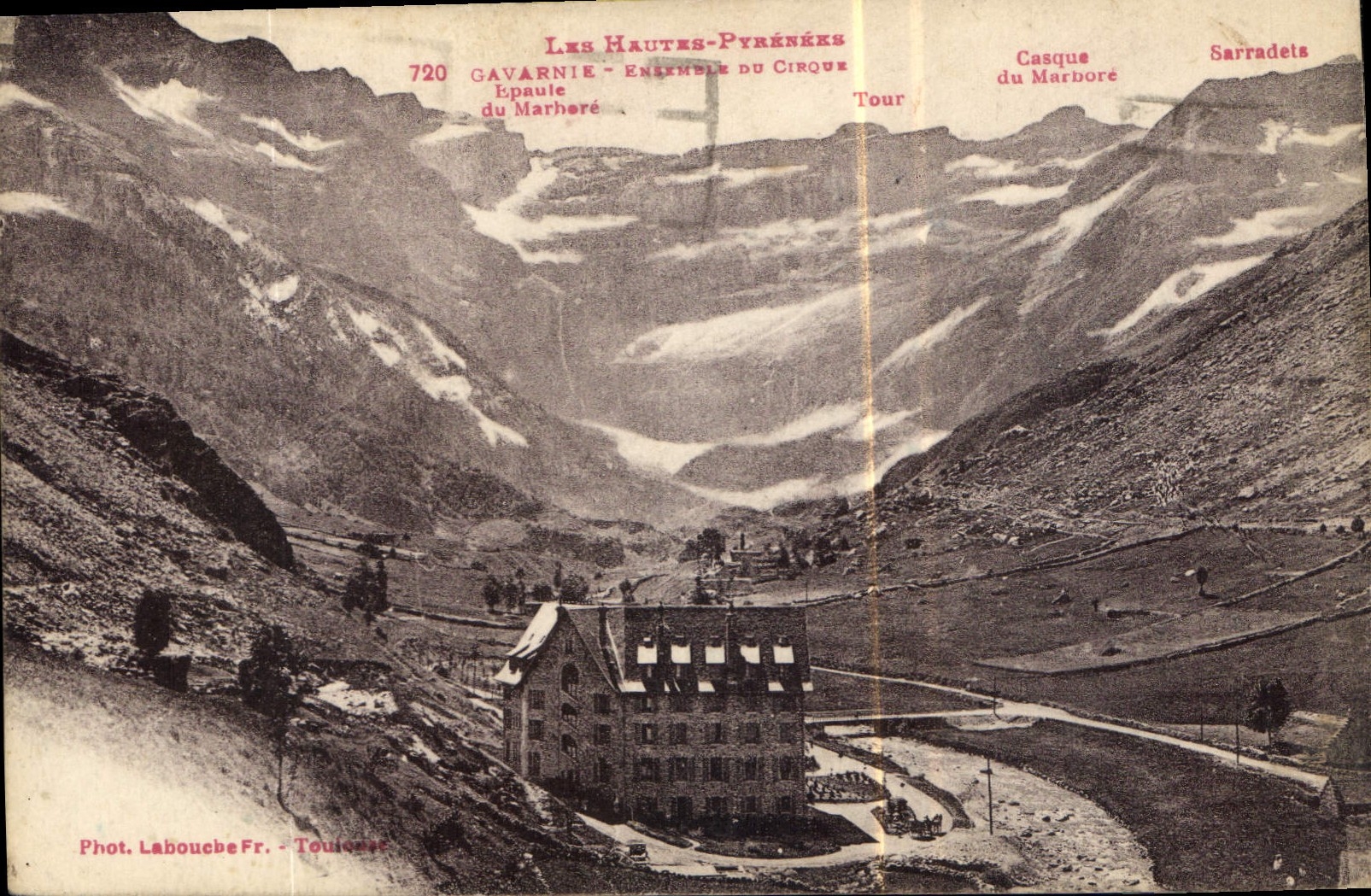CPA Gavarnie Ensemble du Cirque 
