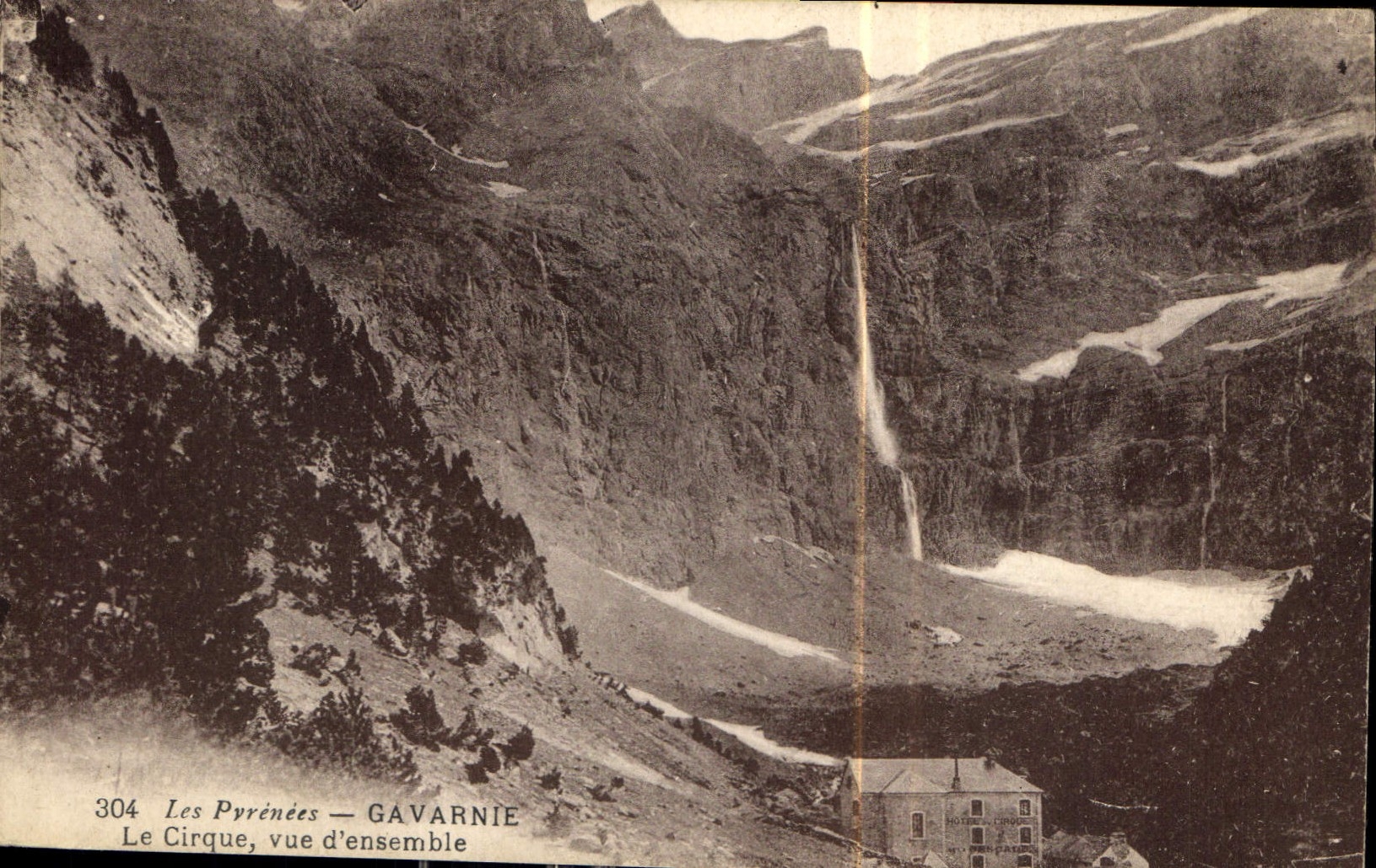 CPA Gavarnie Le Cirque vue d'ensemble 