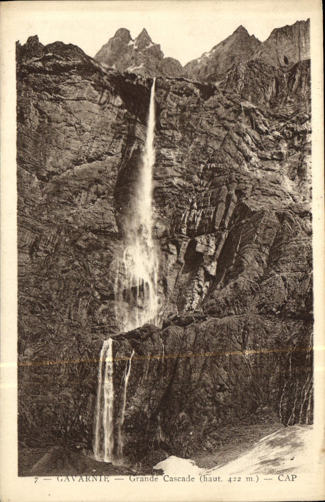 CPA Gavarnie Grande Cascade 