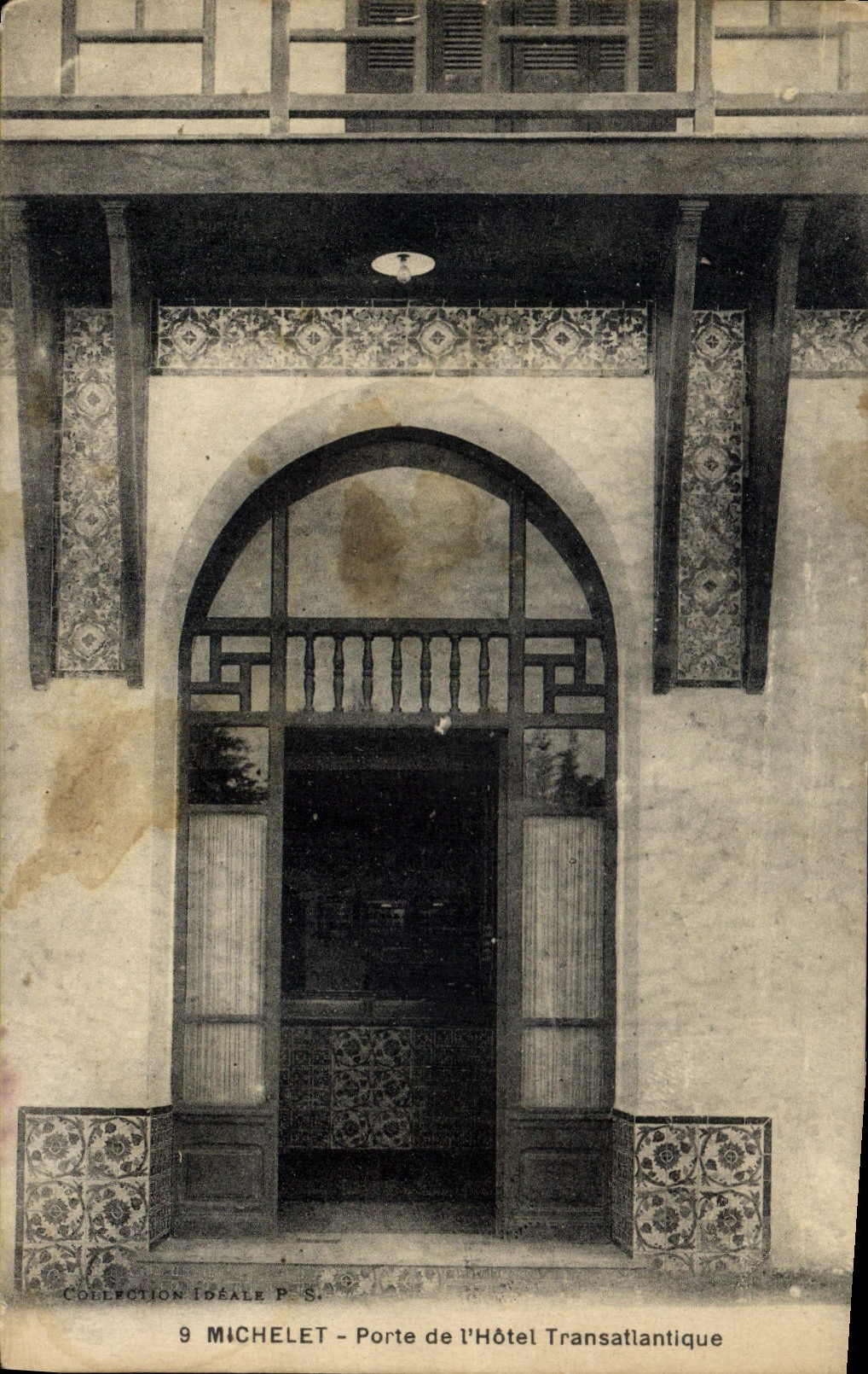 CPA Michelet Porte de l'Hotel Transatlantique 