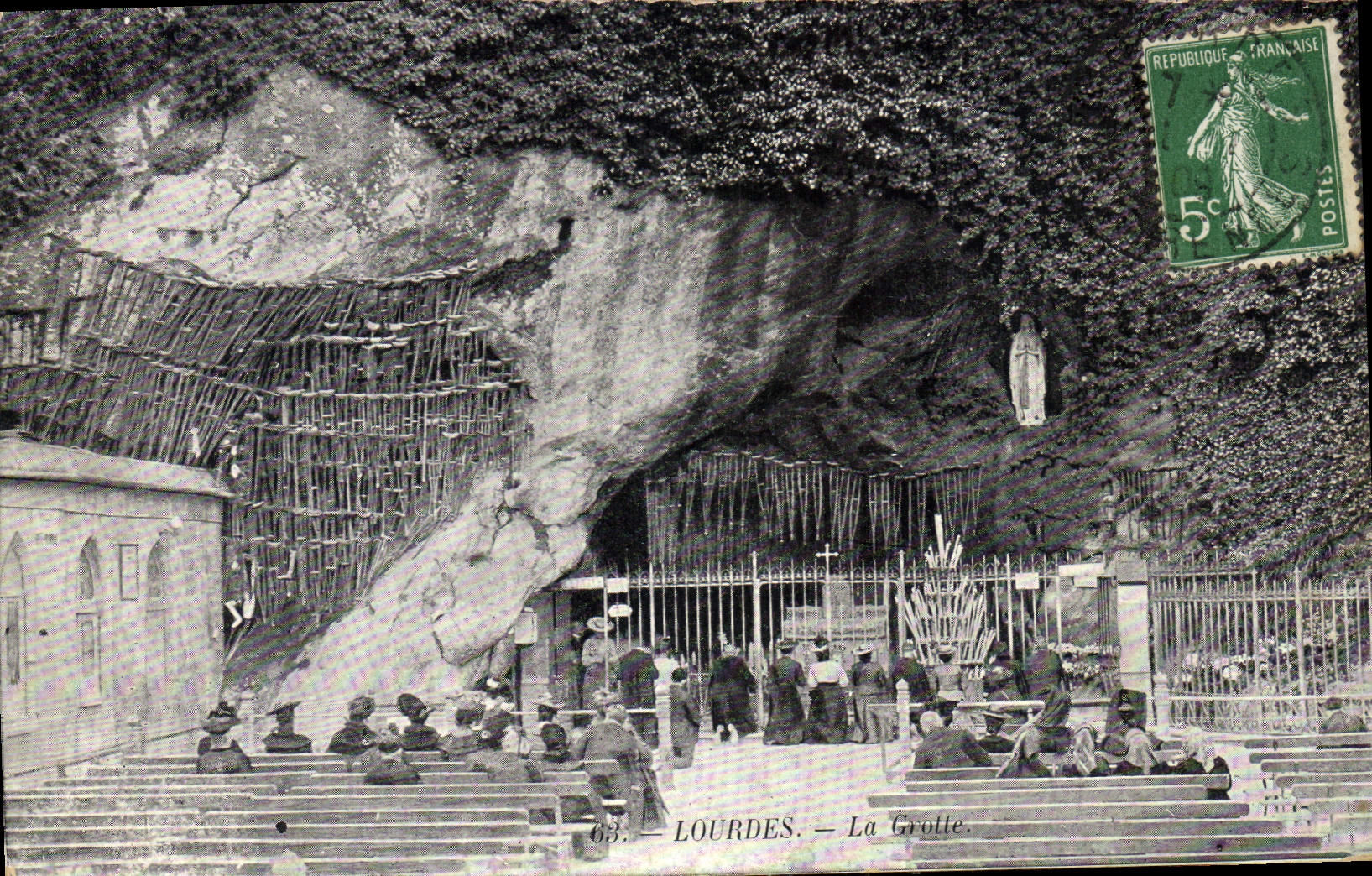 CPA Lourdes La Grotte 