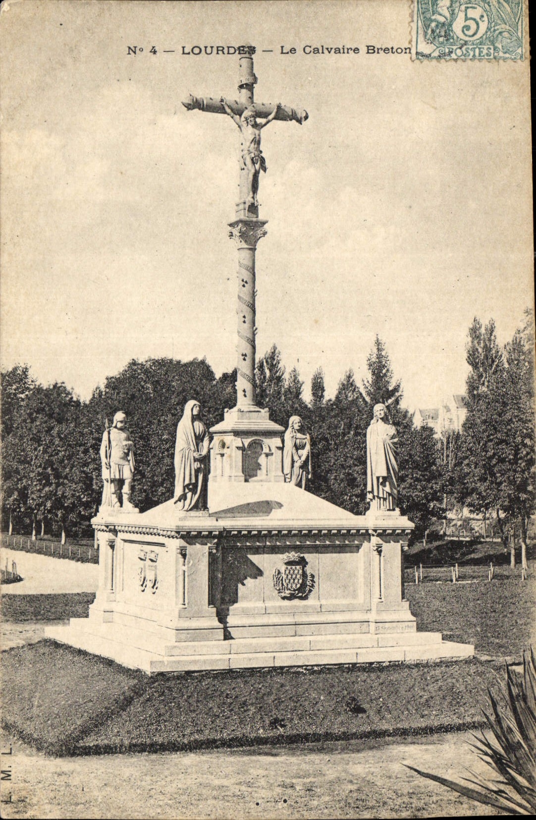 CPA Lourdes Le Calvaire 
