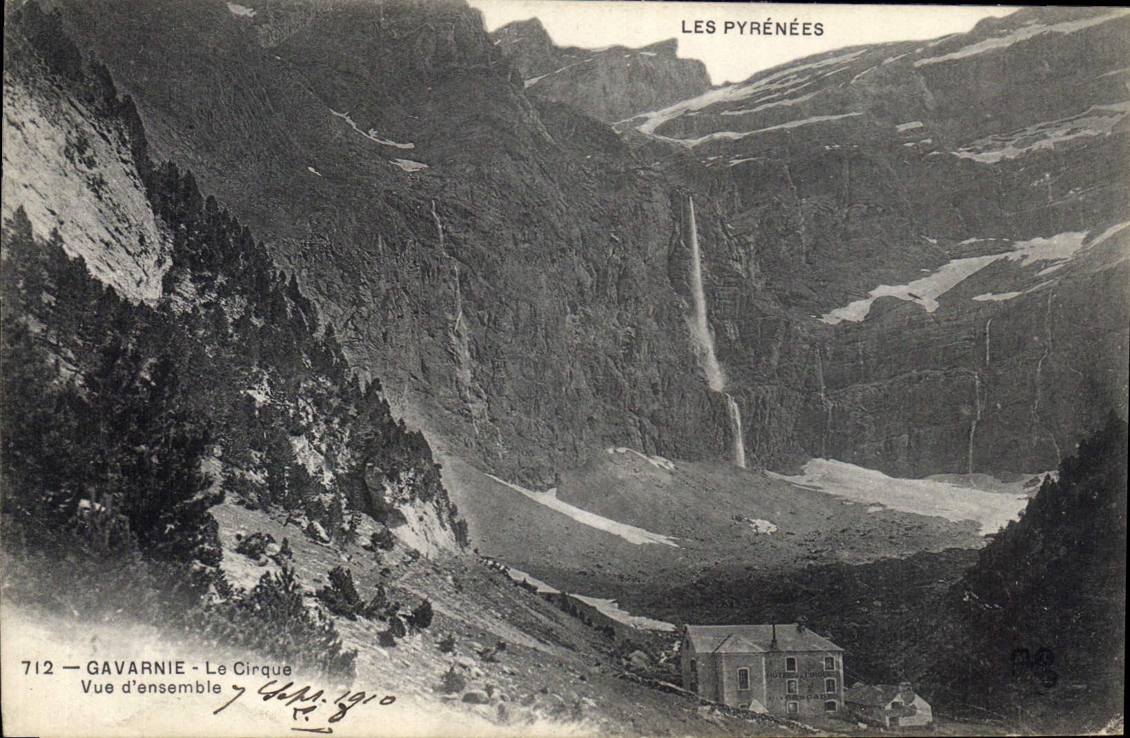CPA Gavarnie Le Cirque Vue d'ensemble 