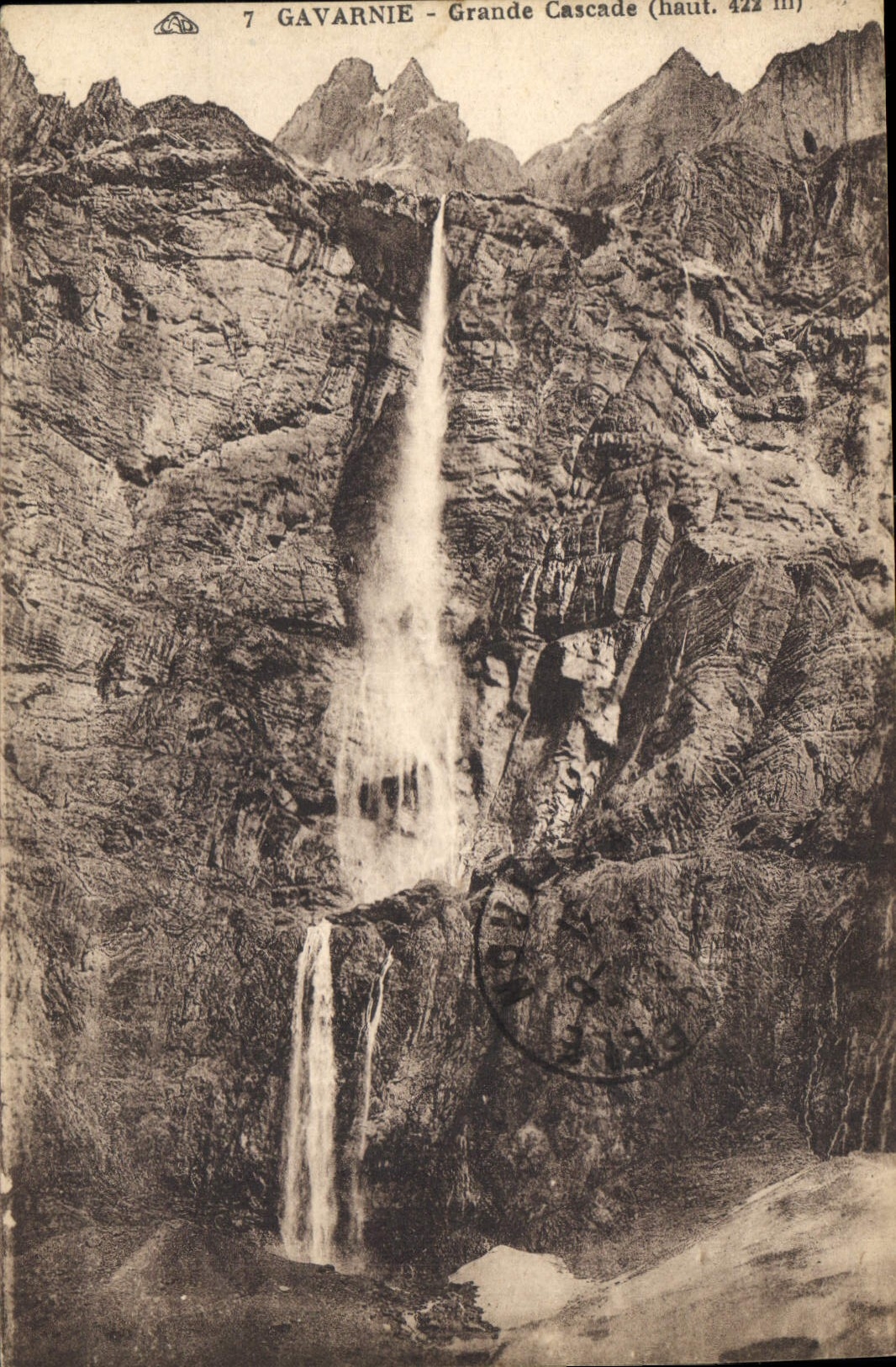 CPA Gavarnie Grande Cascade 