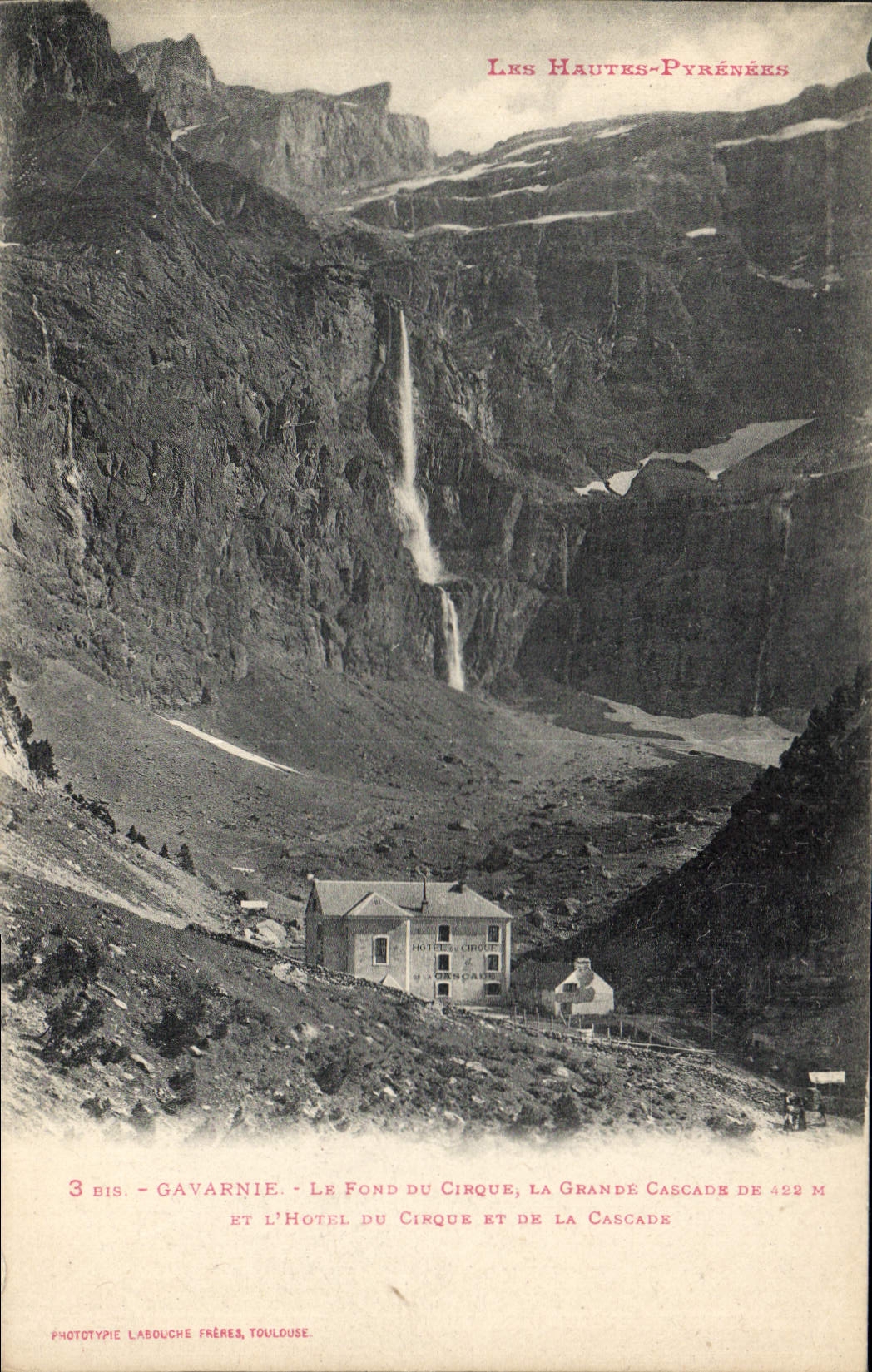 CPA Gavarnie Le Fond du Cirque La Grande Cascade 