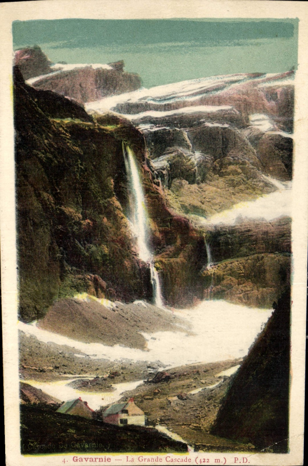CPA Gavarnie La Grande Cascade 