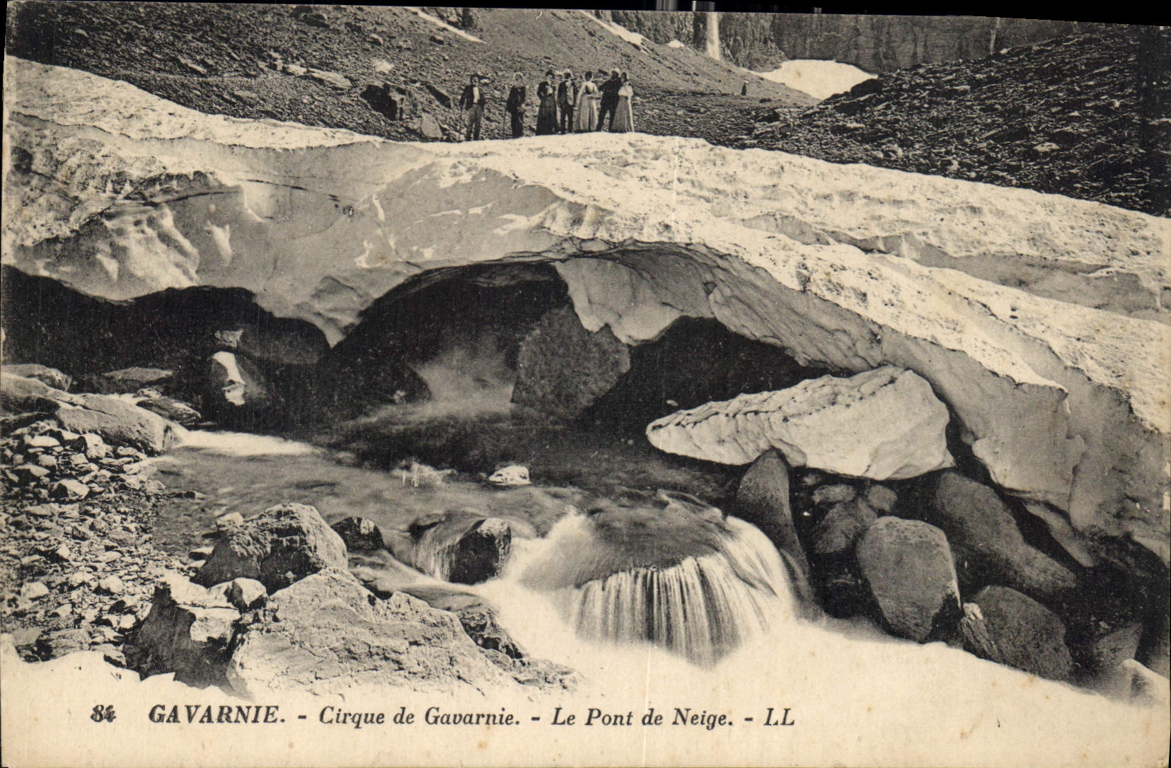 CPA Gavarnie Cirque de Gavarnie Le Pont de Neige 