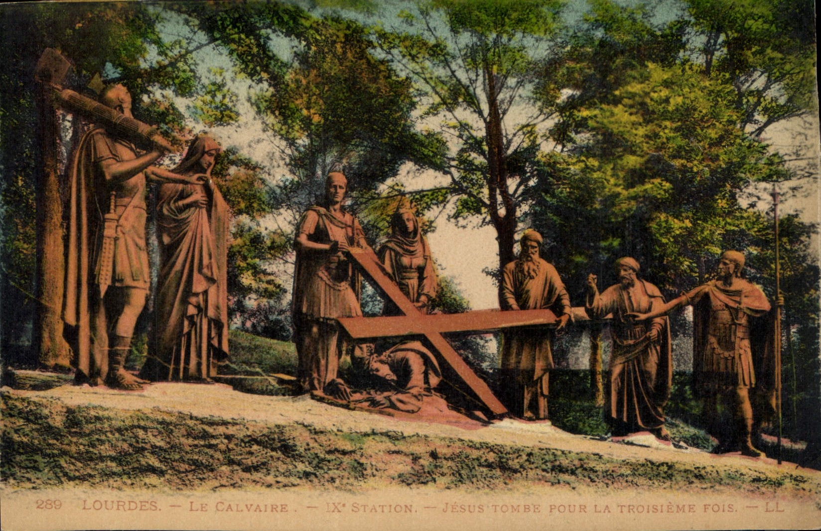 CPA Lourdes Le Calvaire 