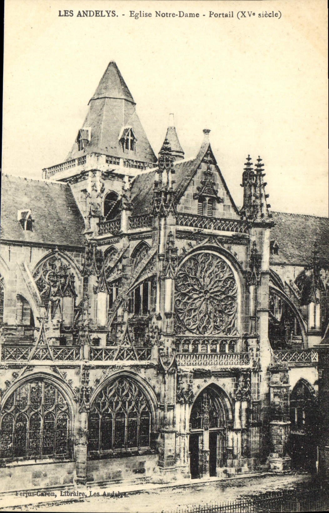 CPA Les Andelys Eglise Notre Dame 
