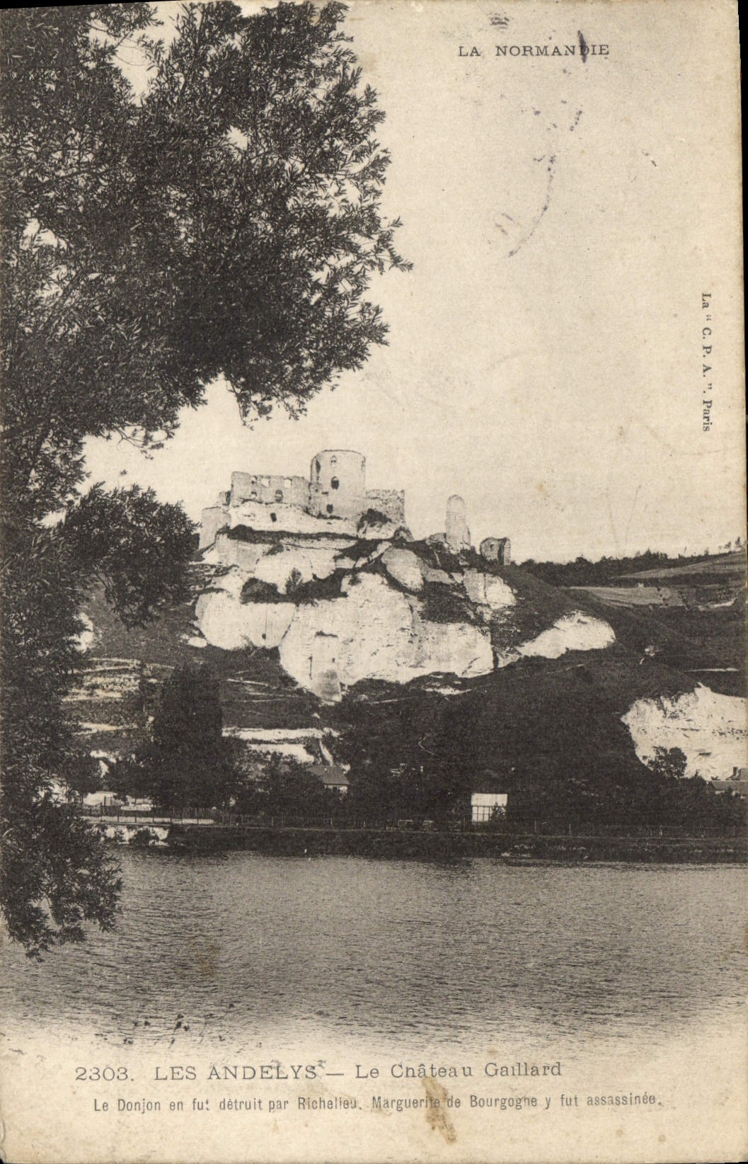 CPA Les Andelys Le Chateau Gaillard