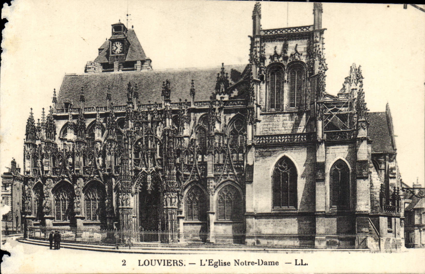 CPA Louviers L'Eglise Notre Dame 