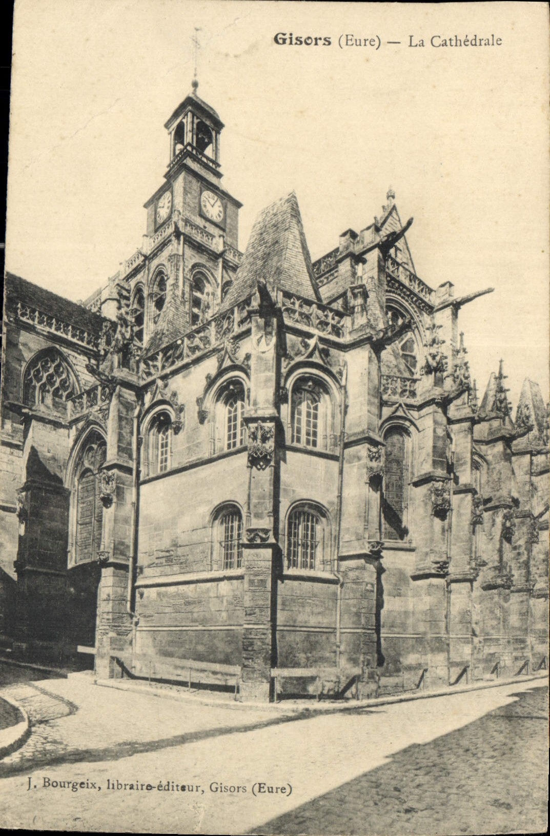 CPA Gisors Eure La Cathedrale 