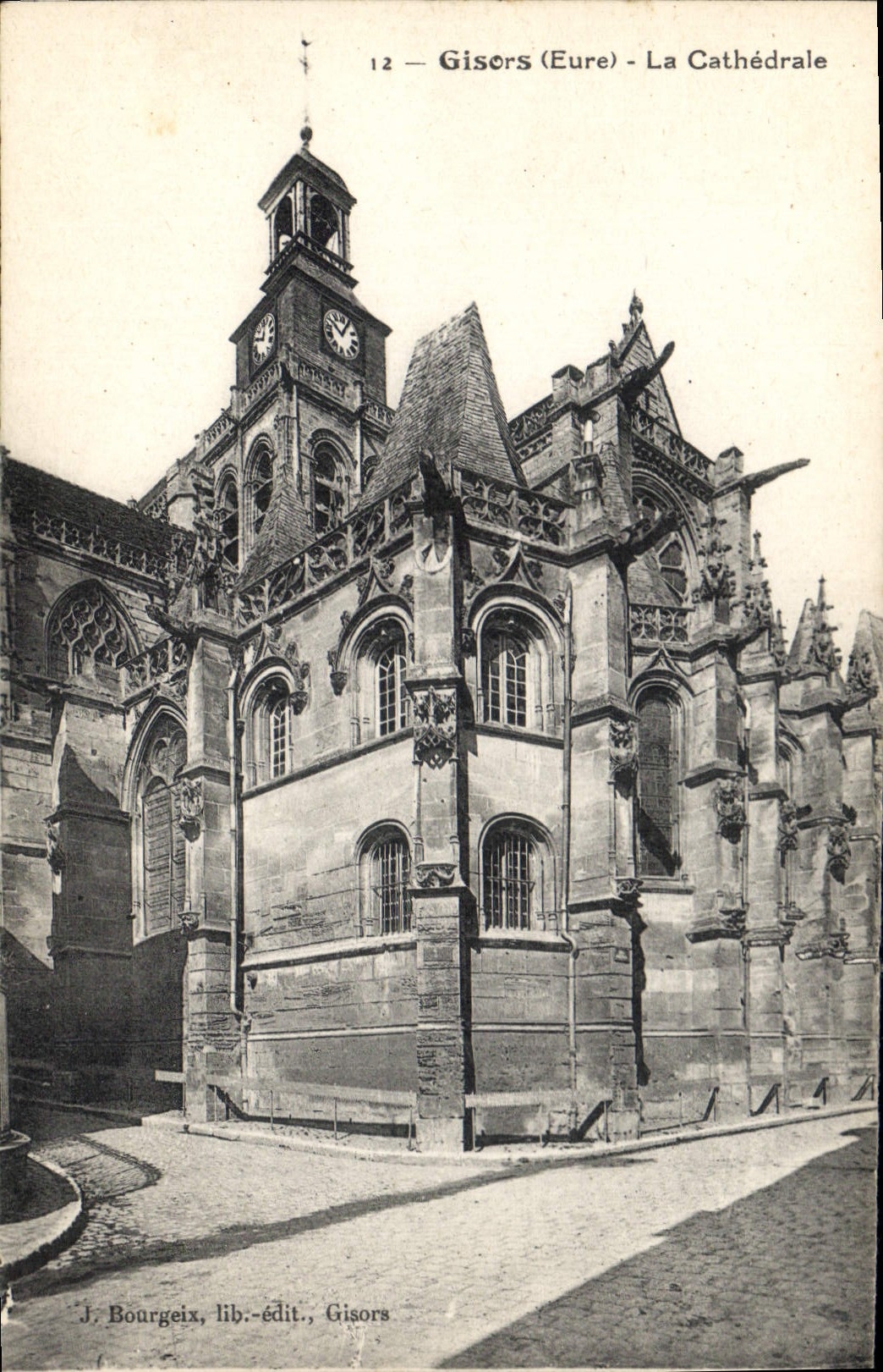 CPA Gisors Eure La Cathedrale 