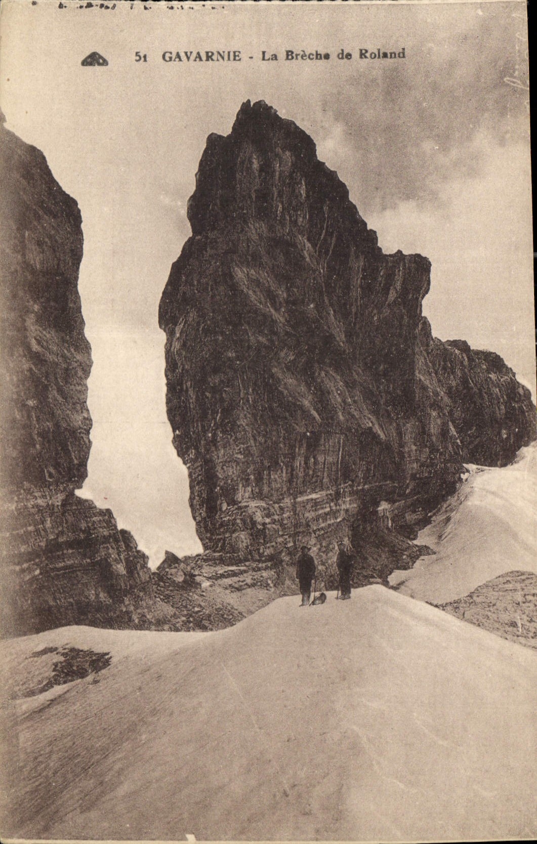 CPA Gavarnie La Breche de Roland 