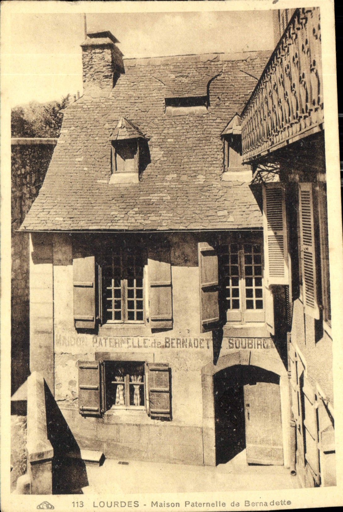 CPA Lourdes Maison Paternelle de Bernadette 