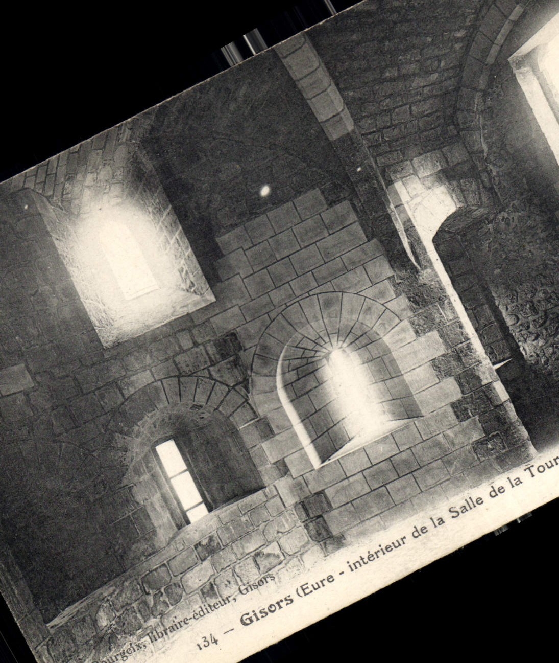 CPA Gisors Eure interieur de la Salle de la tour du gouverneur
