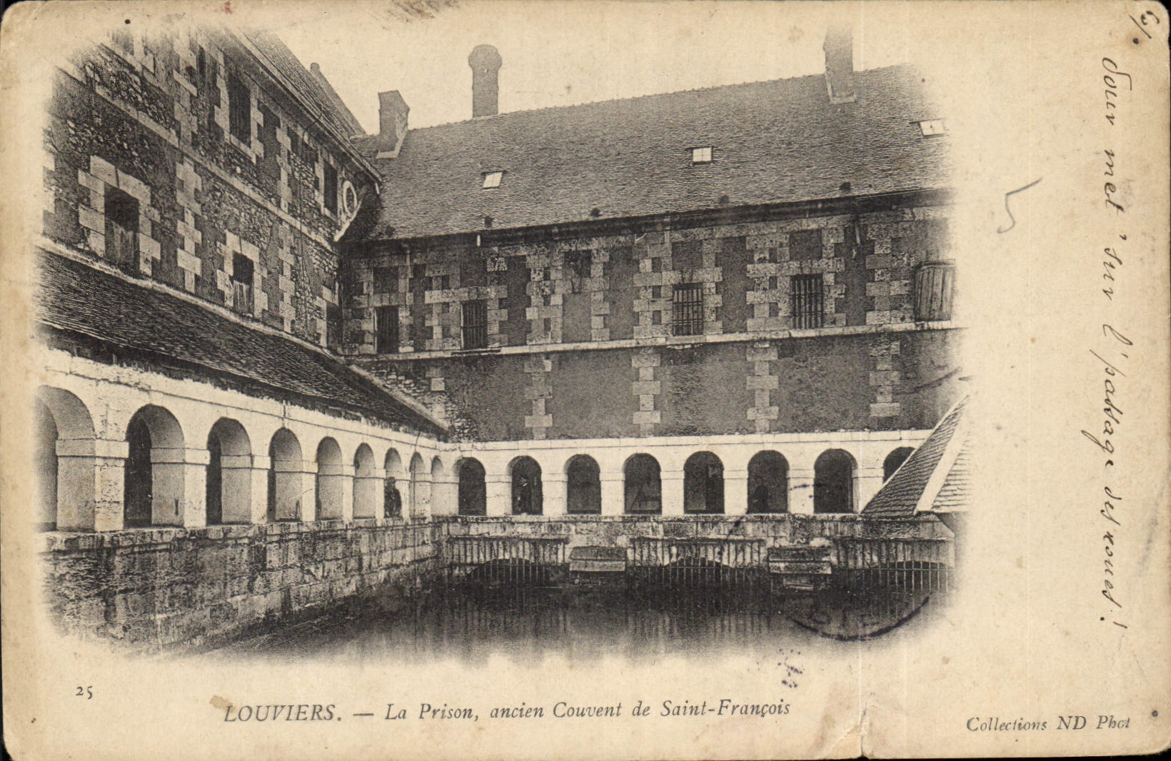 CPA Louviers La Prison ancien Couvent de Saint Francois 