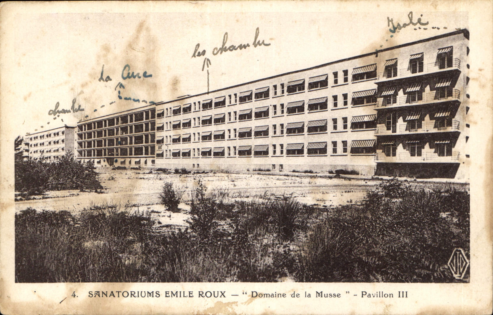 CPA Sanatoriums Emile Roux Domaine de la Musse Pavillon III 