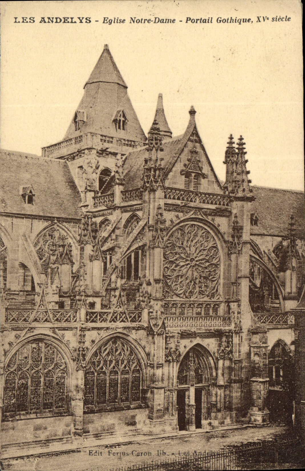CPA Les Andelys Portail Gothique XV siecle
