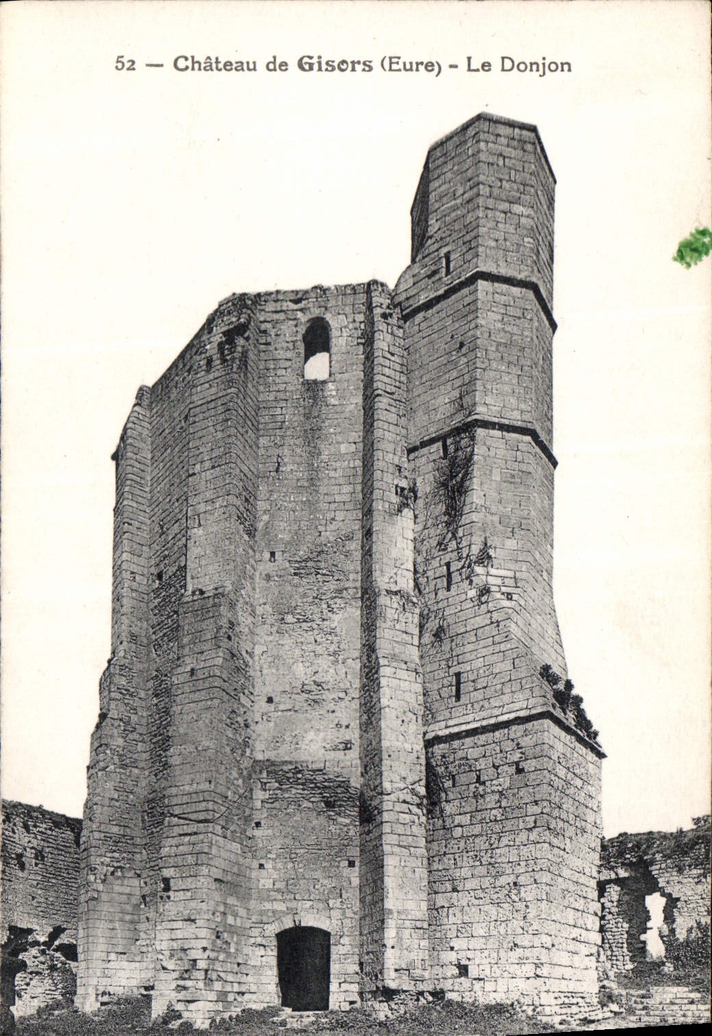 CPA Chateau de Gisors Eure Le Donjon 